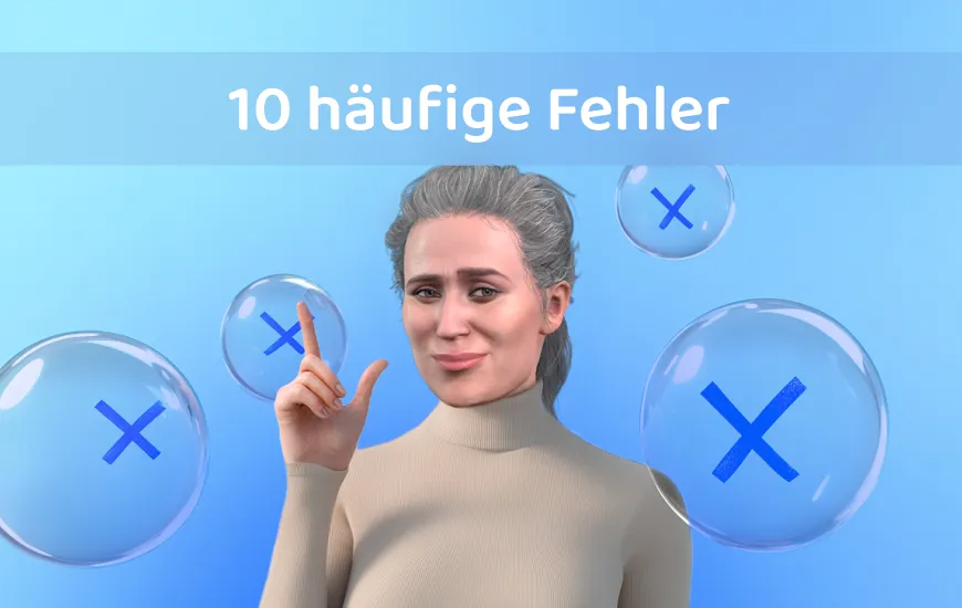 10 häufige Fehler, die du machen könntest, wenn du anfängst, Englisch zu lernen