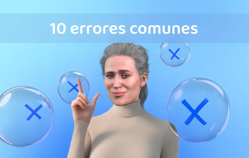10 errores comunes que puedes cometer al empezar a aprender inglés