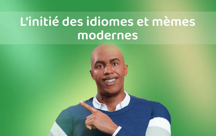 Idiomes et mèmes des médias sociaux en anglais Insider with AI