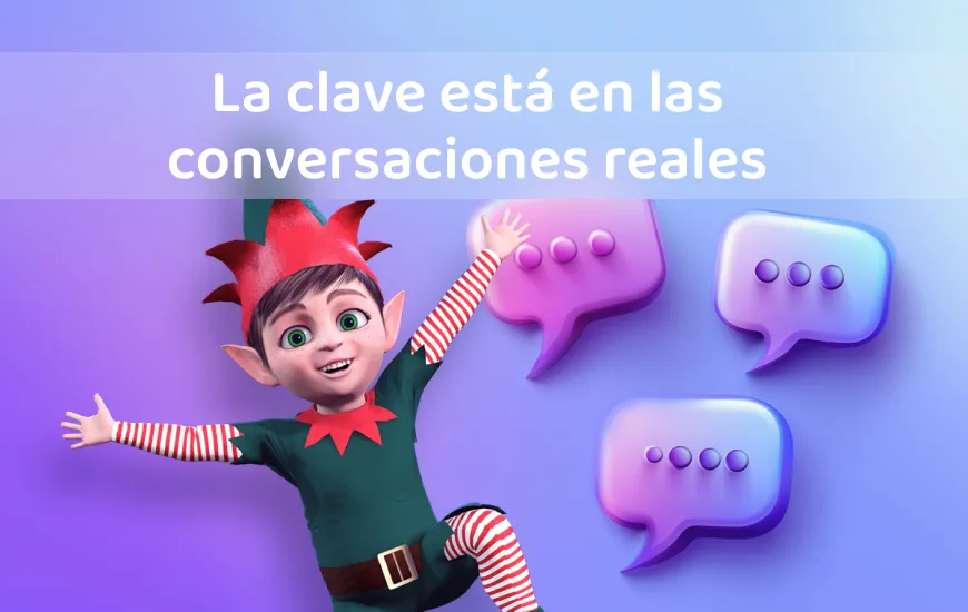 Por qué las conversaciones reales son la clave para aprender inglés más rápido