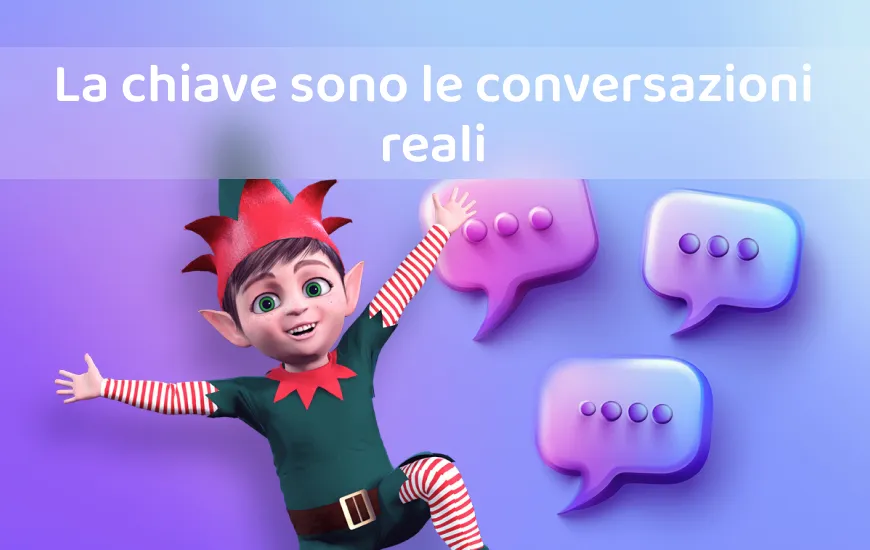 Perché le conversazioni reali sono la chiave per imparare l’inglese più velocemente