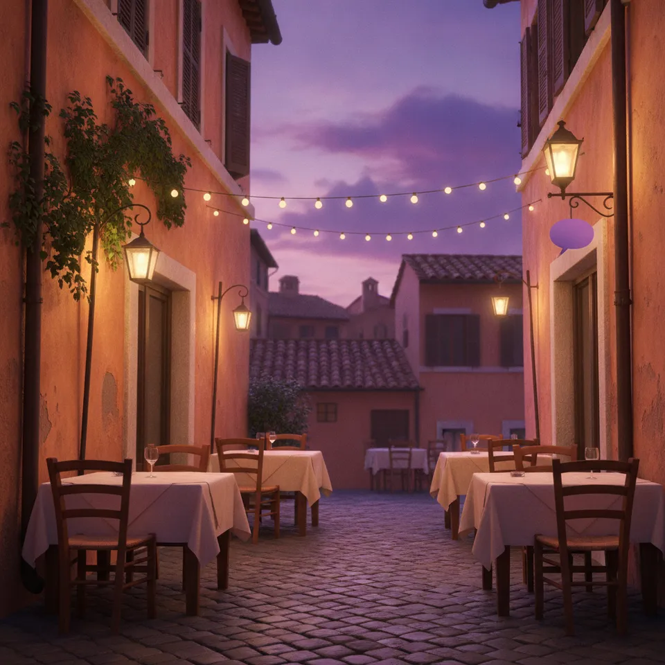 How to Learn a New Language Fast: One Roman Dinner, Line by Line