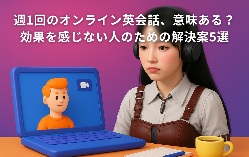 An English learner feeling online lessons are useless